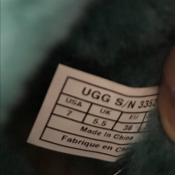 Turquoise UGG Boots - Picture 5 of 6